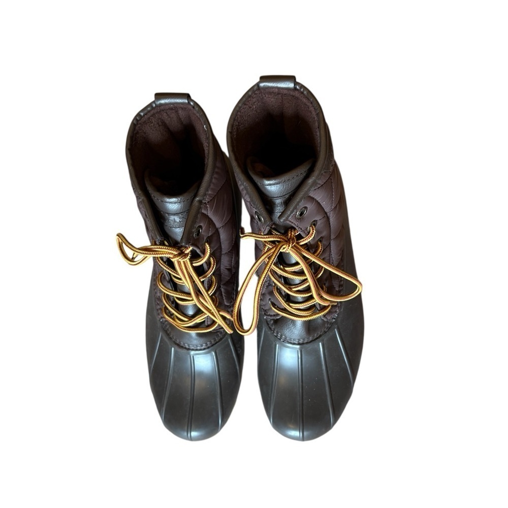 Sperry Men’s | Top-Sider Men's Saltwater Duck Rain Boot Brown Nylon size 11 - Picture 3 of 7